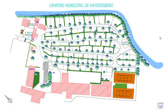 Plan du camping de Kaysersberg